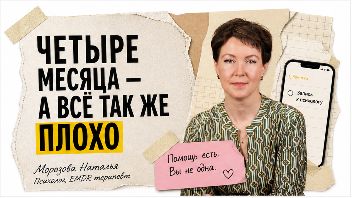 Иллюстрация к статье: Горе утрата психолог: когда идти и чего ждать от терапии