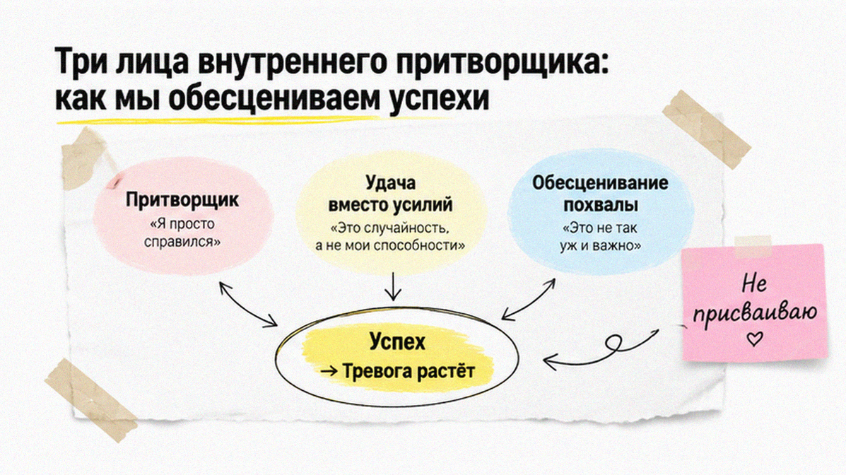 Проявления синдрома самозванца